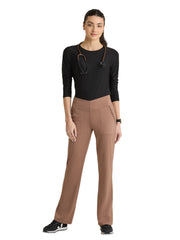 Grey's Anatomy Knit Stretch - Women's Five-Pocket V-Front Swift Scrub Pant