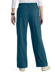 Grey's Anatomy Spandex Stretch - Women's Seven-Pocket Jersey Knit Trim Nina Pant
