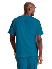 Grey's Anatomy Spandex Stretch - Men's Two-Pocket V-Neck Murphy Scrub Top