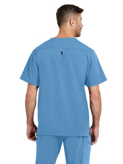 Grey's Anatomy Spandex Stretch - Men's Two-Pocket V-Neck Murphy Scrub Top