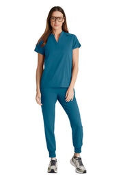 Grey's Anatomy Spandex Stretch - Women's Two-Pocket Avery Scrub Top
