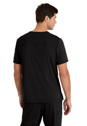 Grey's Anatomy Knit Stretch - Men's Two-Pocket V-Neck Clarity Scrub Top