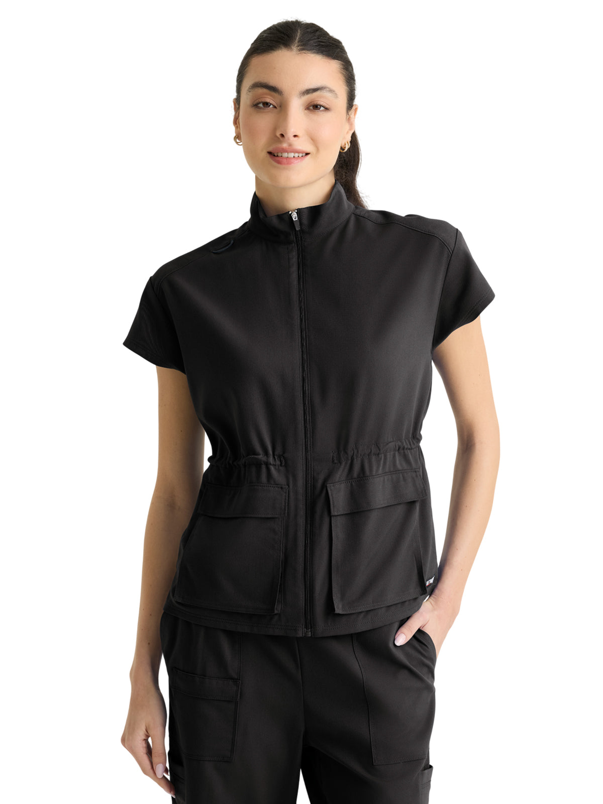 Grey's Anatomy Spandex Stretch - Women's Two-Pocket Nina Top