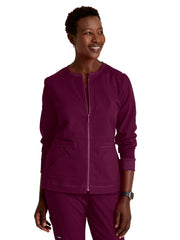 Grey's Anatomy Spandex Stretch - Women's Three-Pocket Millie Warm-Up Jacket