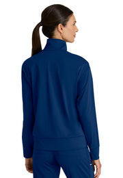 Grey's Anatomy Knit Stretch - Women's Four-Pocket Ease Warm-Up Scrub Jacket