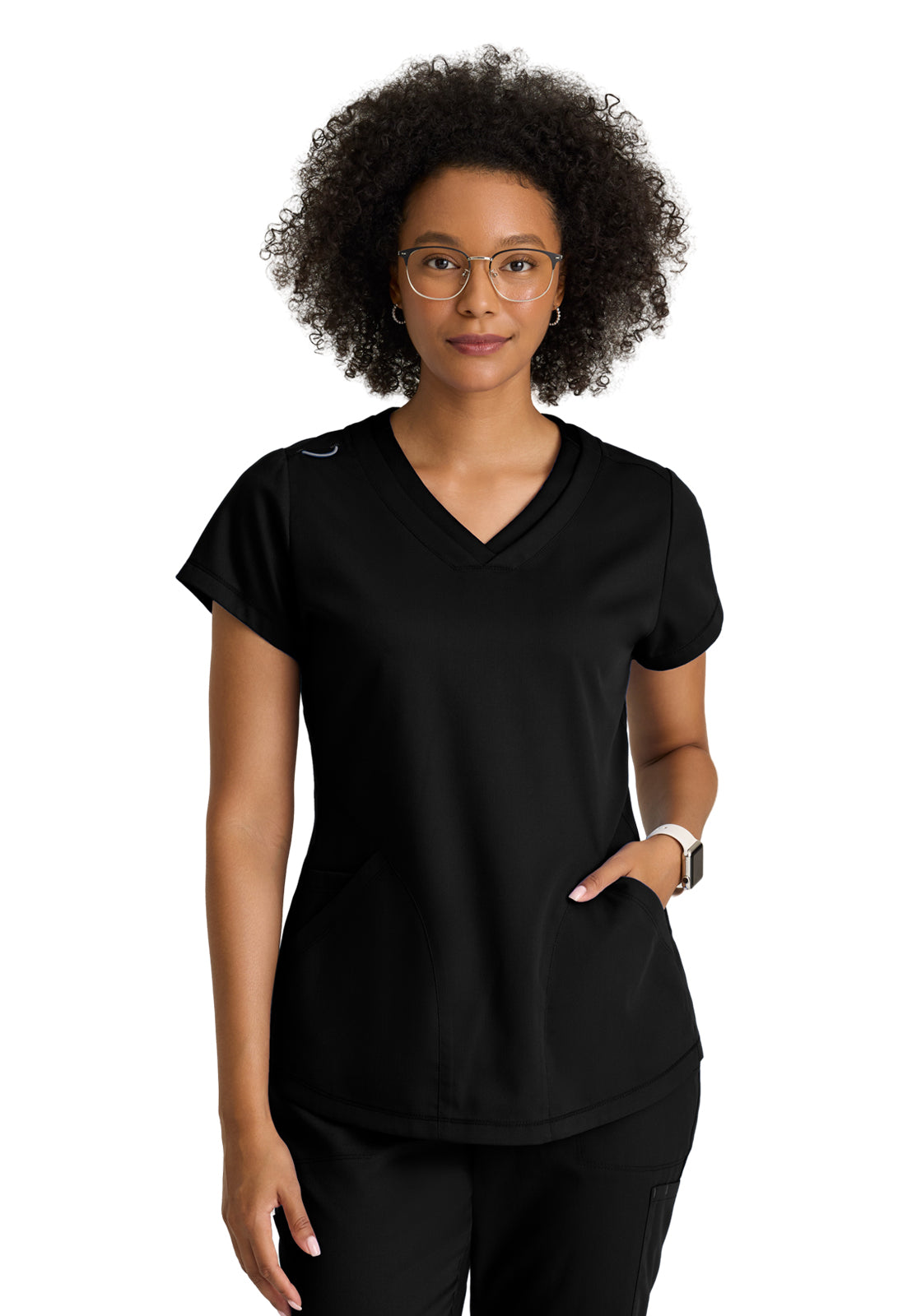 Grey's Anatomy Classic - Women's Three-Pocket V-Neck Evelyn Scrub Top