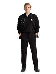 Grey's Anatomy Evolve Stretch - Men's Five-Pocket Waffle Knit Ron Jacket