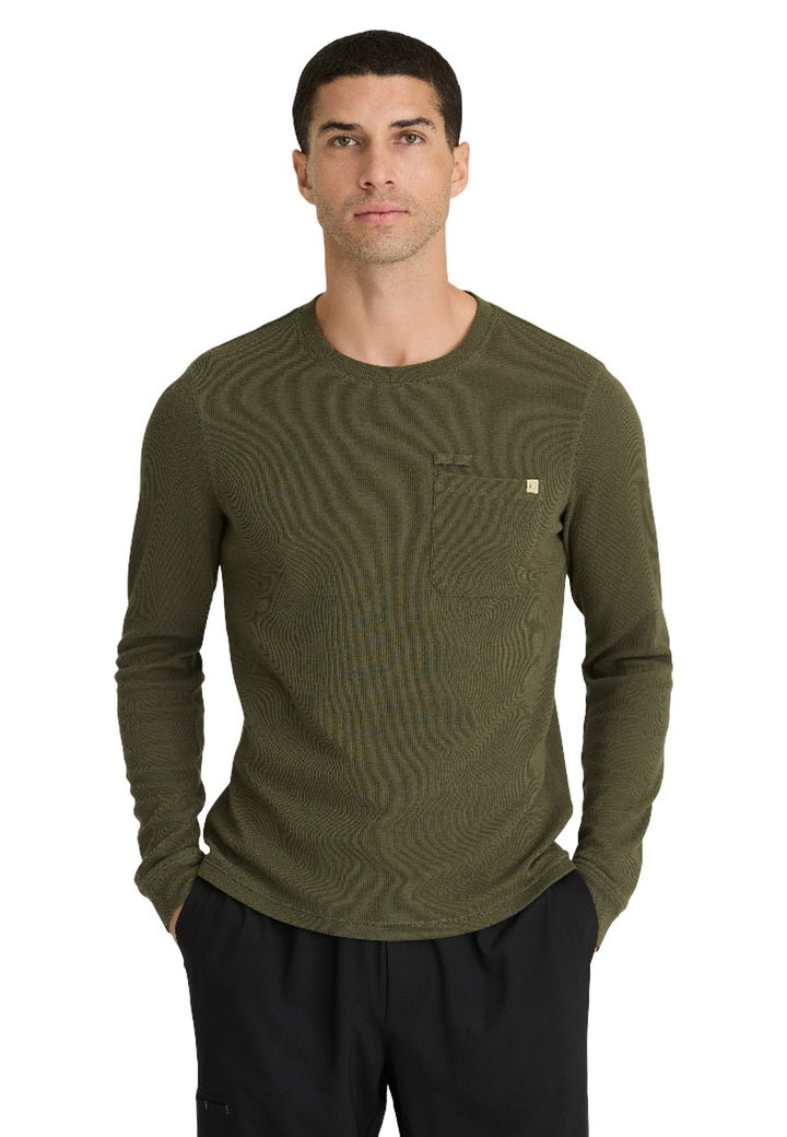 Grey's Anatomy Evolve Stretch - Men's One-Pocket Nomad Waffle Knit Top