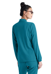 Grey's Anatomy Evolve Stretch - Women's Three-Pocket Virtue Warm-Up Scrub Jacket