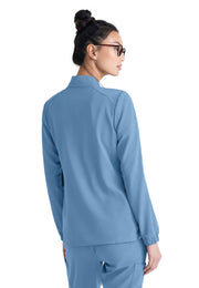 Grey's Anatomy Evolve Stretch - Women's Three-Pocket Virtue Warm-Up Scrub Jacket