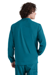 Grey's Anatomy Evolve Stretch - Men's Three-Pocket Cycle Warm Up Scrub Jacket