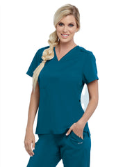 Grey's Anatomy Spandex Stretch - Women's One-Pocket Bree Tuck-In Scrub Top