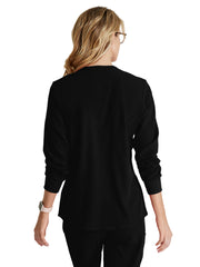 Skechers - Women's Two-Pocket Snap-Front Stability Warm-Up Scrub Jacket