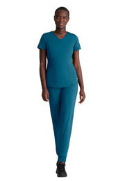 Skechers Slip-Ins - Women's Five-Pocket Ribbed Cuff Pace Jogger Scrub Pant