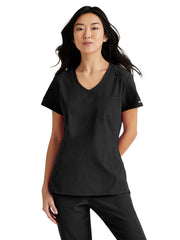 Skechers - Women's One-Pocket V-Neck Dignity Tuck-In Scrub Top