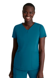 Skechers Slip-Ins - Women's Three-Pocket V-Neck Serene Scrub Top