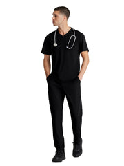 Skechers Slip-Ins - Men's One-Pocket Curved Neck Flex Scrub Top
