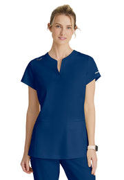 Skechers - Women's Two-Pocket Placket V-Neck Coast Scrub Top