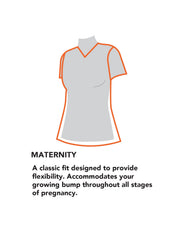Skechers - Women's One-Pocket Banded V-Neck Bloom Maternity Scrub Top