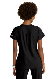 Skechers Ripstop Collection - Women's Two-Pocket Round Neck Trek Scrub Top
