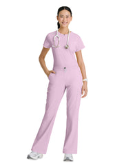 Skechers Ripstop Collection - Women's Two-Pocket Round Neck Trek Scrub Top