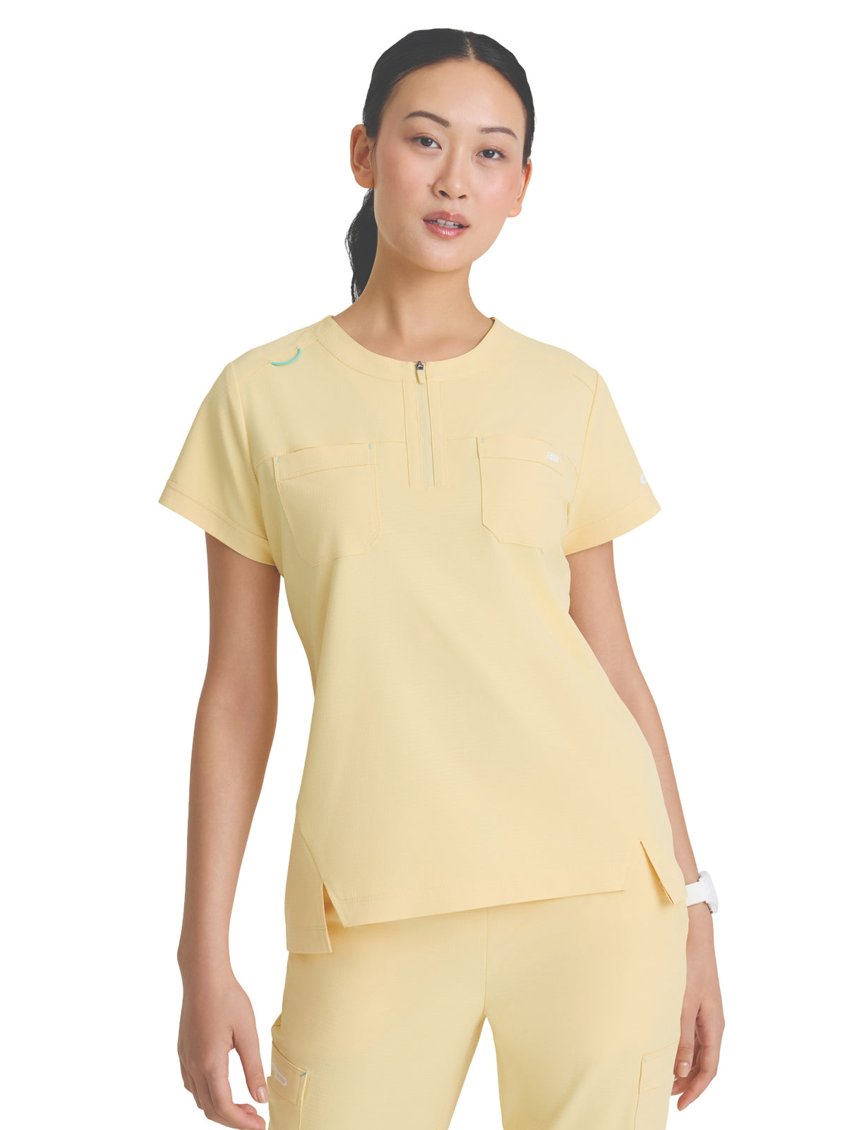 Skechers Ripstop Collection - Women's Two-Pocket Round Neck Trek Scrub Top
