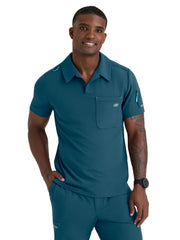 Skechers - Men's Three Pocket Y-Neck Merit Scrub Top