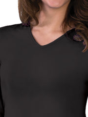 Blue Generation - Women's Pocketless 3/4-Sleeve V-Neck Tee