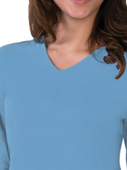 Blue Generation - Women's Pocketless 3/4-Sleeve V-Neck Tee