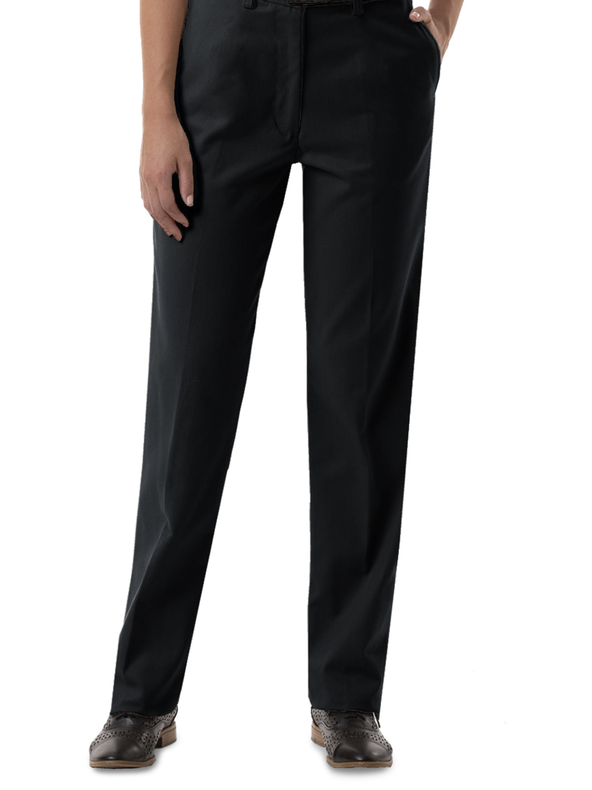 Blue Generation - Women's 4-Pocket Scotchgard Twill Flat Front Pant