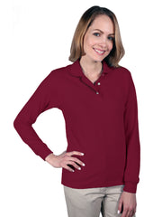Blue Generation - Women's Pocketless Superblend Long Sleeve Polo