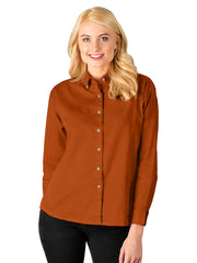Blue Generation - Women's Pocketless Cotton Twill Shirt
