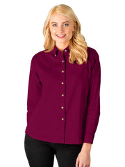 Blue Generation - Women's Pocketless Cotton Twill Shirt