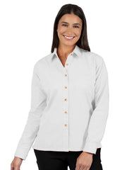 Blue Generation - Women's Pocketless Long Sleeve Superblend Poplin Shirt