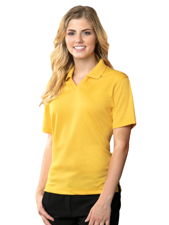 Blue Generation - Women's Pocketless Wicking V-Neck Polo