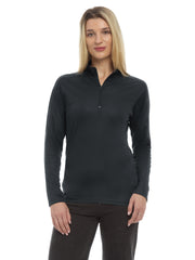 Blue Generation - Women's Pocketless Wicking Long Sleeve Zip Pullover