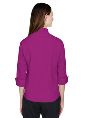 Blue Generation - Women's Pocketless 3/4-Sleeve Poplin Shirt