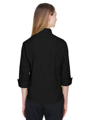 Blue Generation - Women's Pocketless 3/4-Sleeve Poplin Shirt