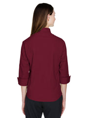 Blue Generation - Women's Pocketless 3/4-Sleeve Poplin Shirt