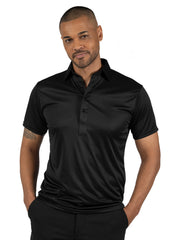 Blue Generation - Men's Pocketless Bonded Collar Dress Polo