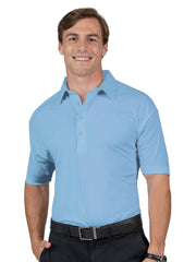 Blue Generation - Men's Pocketless Bonded Collar Dress Polo