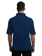 Blue Generation - Men's Pocketless Bonded Collar Dress Polo