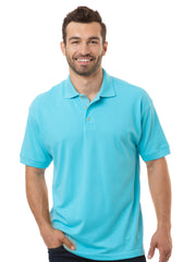 Blue Generation - Men's Pocketless Superblend Short Sleeve Polo