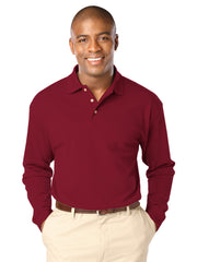 Blue Generation - Men's Pocketless Superblend Long Sleeve Polo