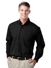 Blue Generation - Men's 1-Pocket Value Poplin Shirt