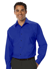 Blue Generation - Men's 1-Pocket Stretch Poplin Shirt