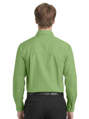 Blue Generation - Men's 1-Pocket Matching Buttons Poplin Shirt