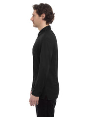 Blue Generation - Men's Pocketless Knit Stretch Woven Shirt