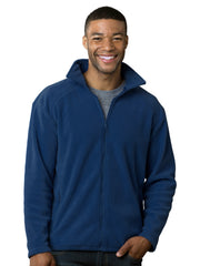 Blue Generation - Men's 2-Pocket Micro Fleece Full Zip Jacket