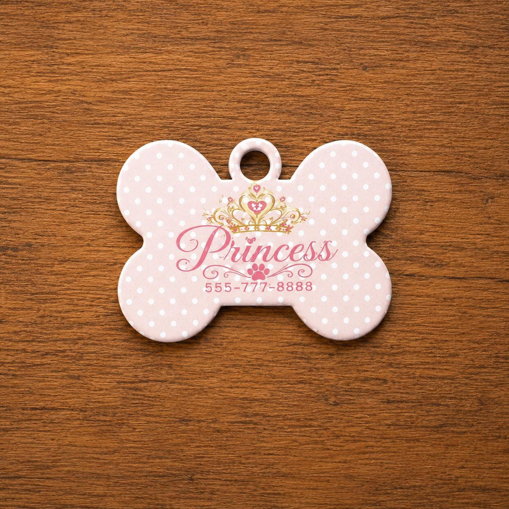 Personalized Pet ID Tag with Name and Phone Number